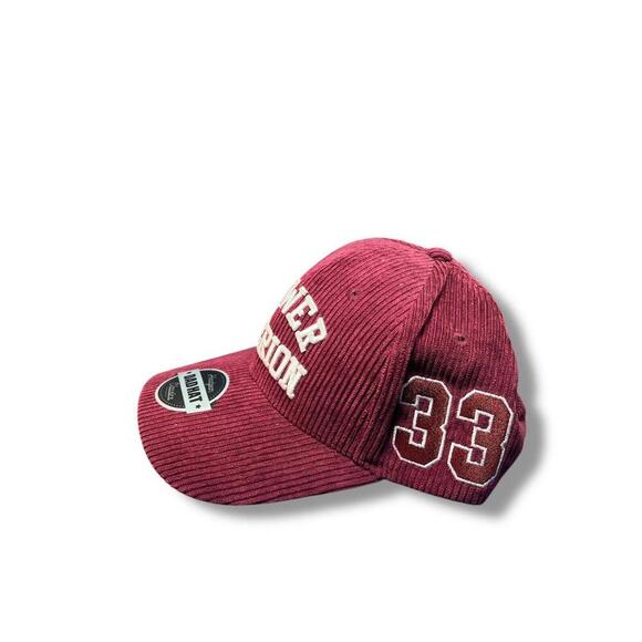Kobe Bryant Lower Merion #33 Snapback Hat Maroon Corduroy Dad Cap Headgear - Picture 3 of 7